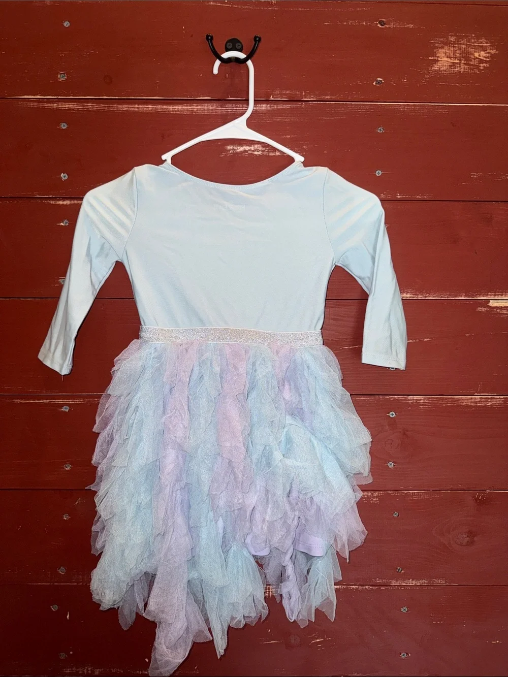 Light Blue Pastel Tulle Girls' Costume Dress - Kids Costume